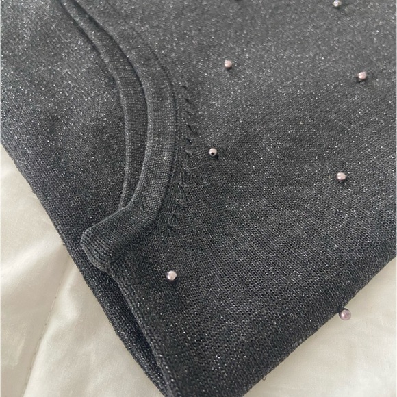 Vintage silk blend beaded tank top size S - Picture 7 of 7